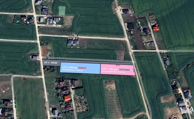 Balotesti pentru case! Teren intravilan 2940 mp  Ion Lahovari  comision 0%